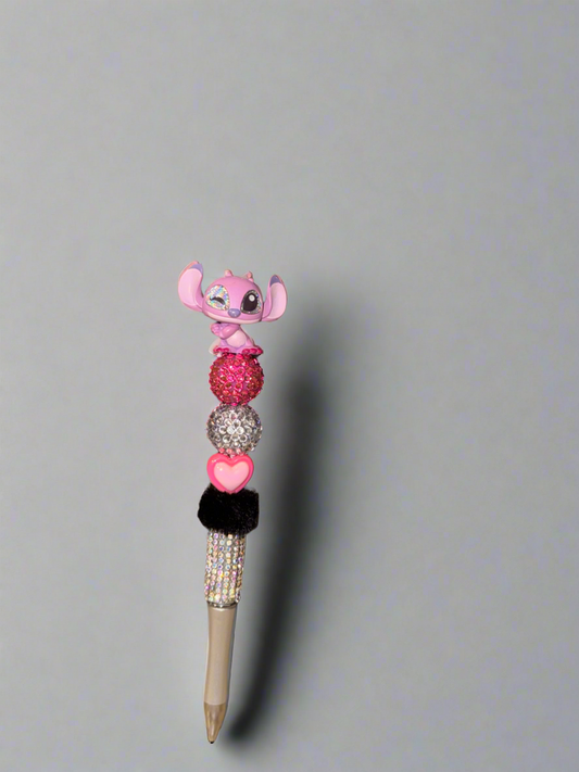 Silver Bedazzled Angel Pen