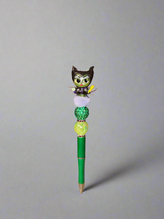 Green/Purple Styled Maleficent Pen