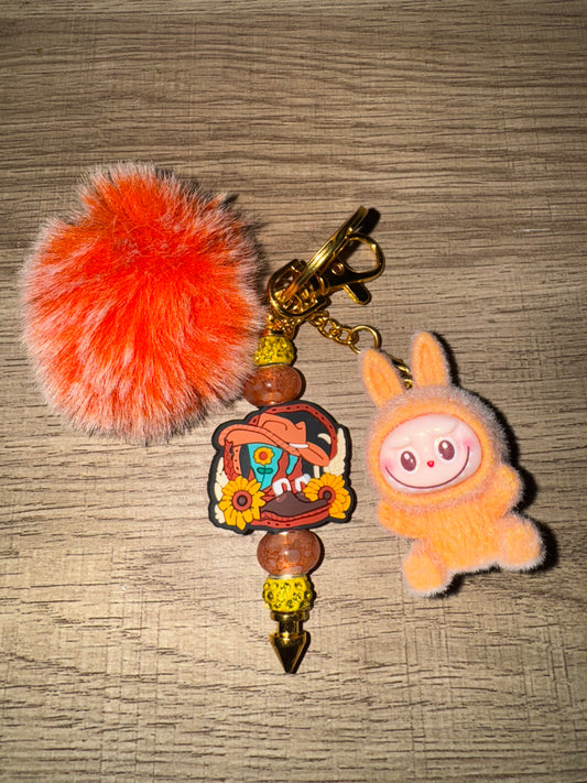 Orange Labubu