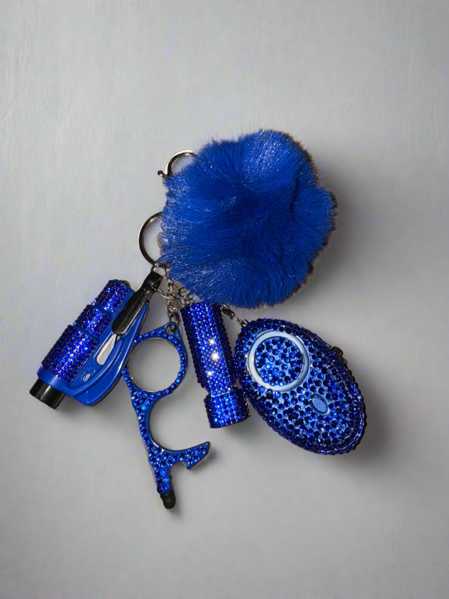 Royal Blue Self Defense Keychain