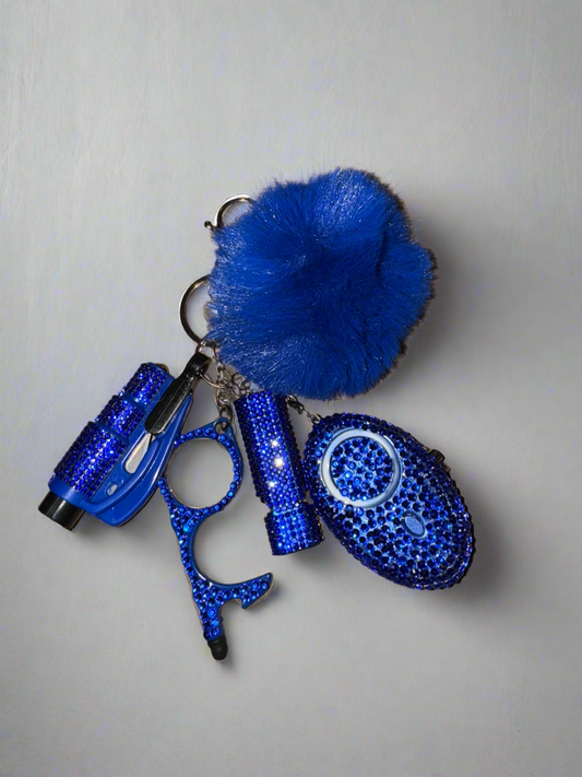 Royal Blue Self Defense Keychain
