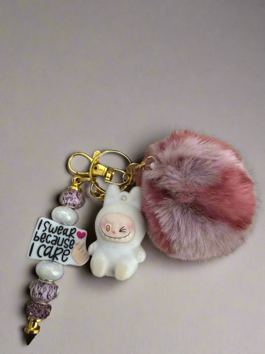Pink & White Labubu