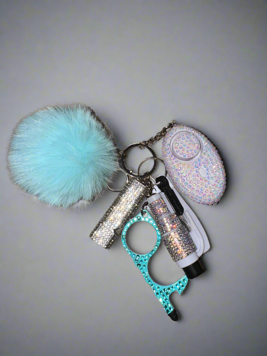 Baby Blue Self Defense Keychain