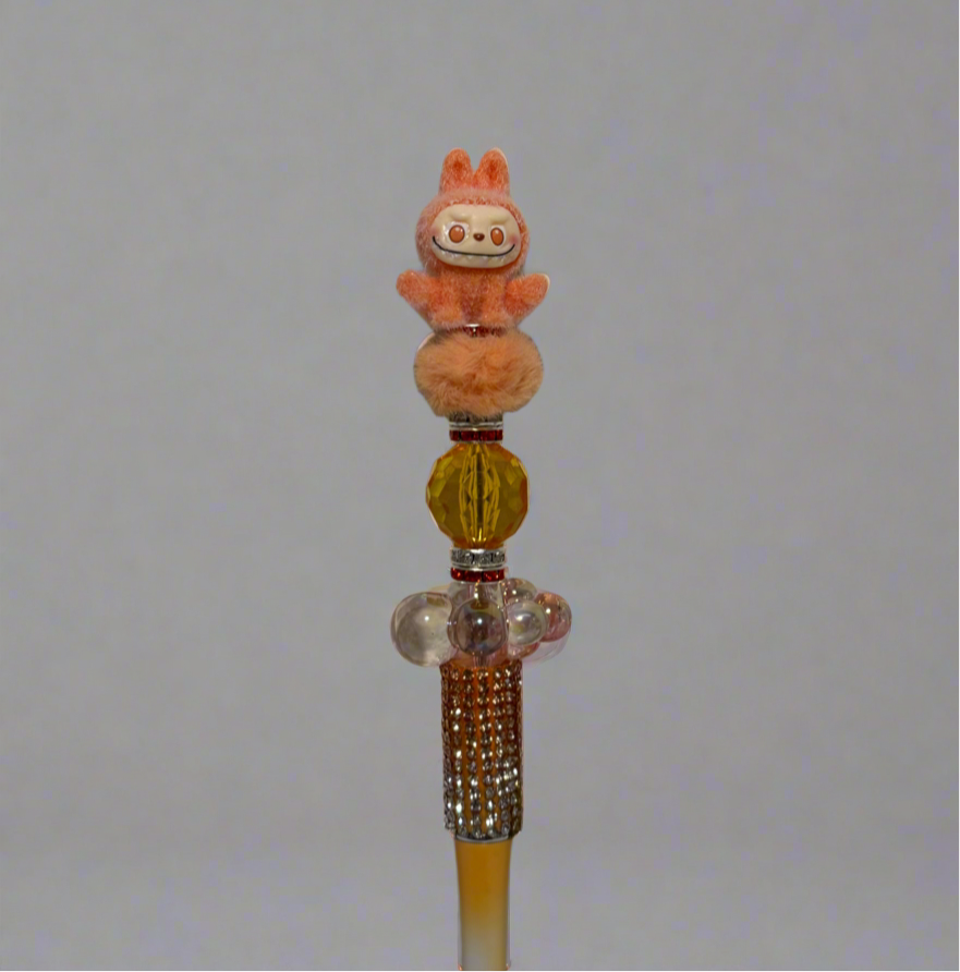 Orange Labubu