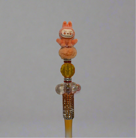 Orange Labubu